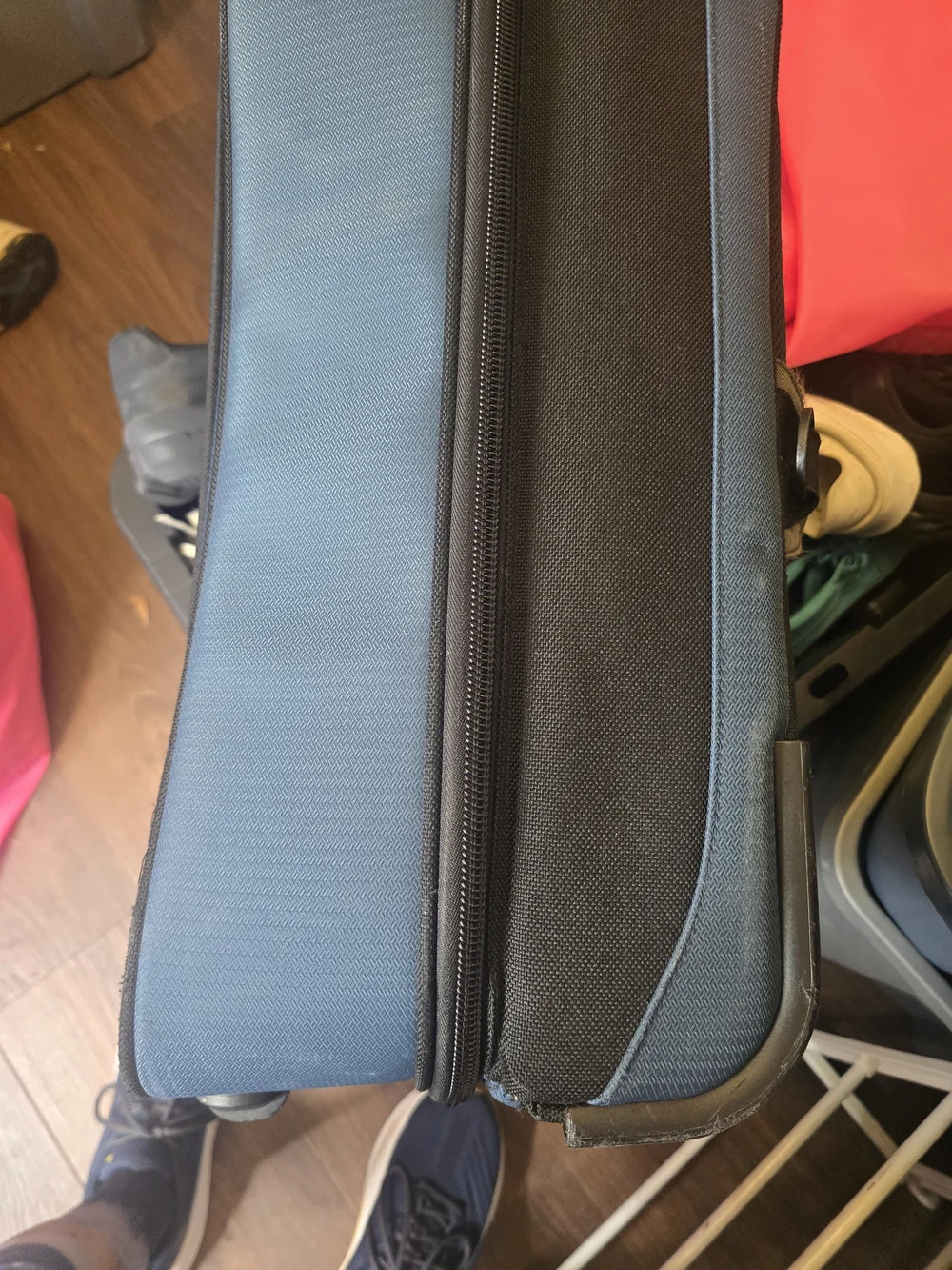 Eddie Bauer Men's Blue and Black Travel Backpack